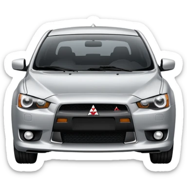 Mitsubishi lancer 10 sticker