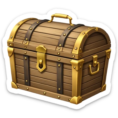 treasure chest sticker