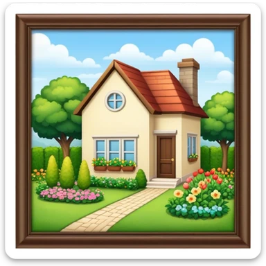 hause garden sticker