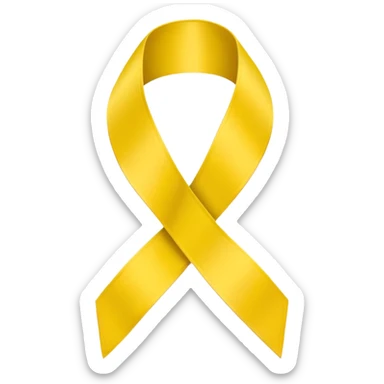 Trigeminal neuralgia awareness ribbon ￼ sticker