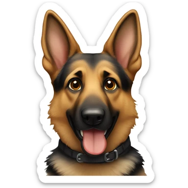 German shepherd  sticker