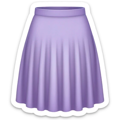 light purple skirt sticker