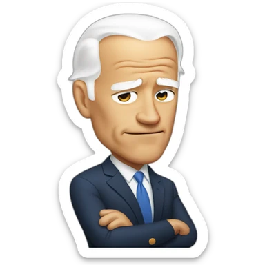 sleepy joe biden sticker