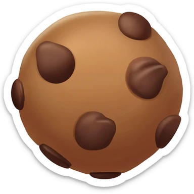 Chocolate chip sticker