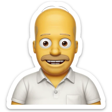 the simpsons, Different every character, only one at a time. sticker