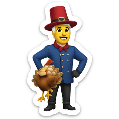 Thanksgiving parade sticker