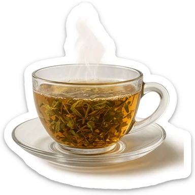 TAZZA DI TISANA DRENANTE, IPERREALISTICA 4K sticker