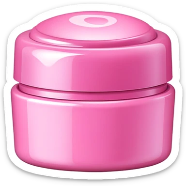 Pink skincare product  sticker