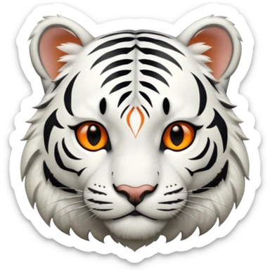 White Tiger sticker