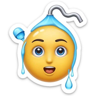 emojis d'un plombier qui me regarde dans les yeux sticker