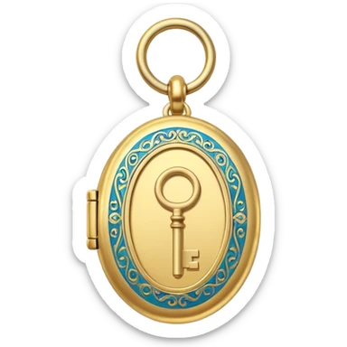 Tiny Key Locket
 sticker