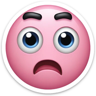 STOP MAKING THAT I TOLD YOU TO MAKE KIRBY EYES, YOU KNOW WHAT? FUCK YOU sticker