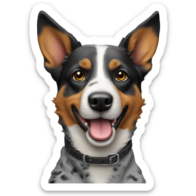 cattle dog sticker