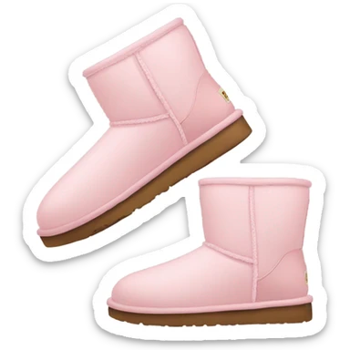 light pink uggs sticker