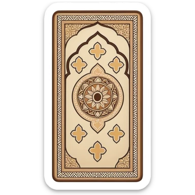 prayer mat islam sticker