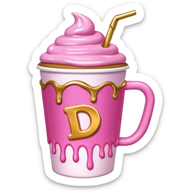 A Dunkin coffee cup but Megan thee stallion themed sticker