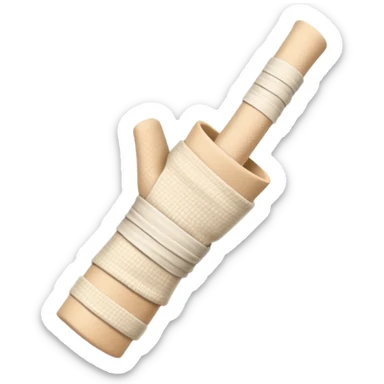 White-beige arm bandages sticker