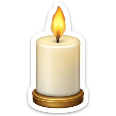 Candle sticker