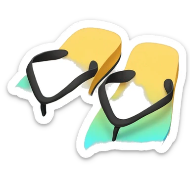 flip-flops sticker