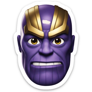 thanos from squid game sticker