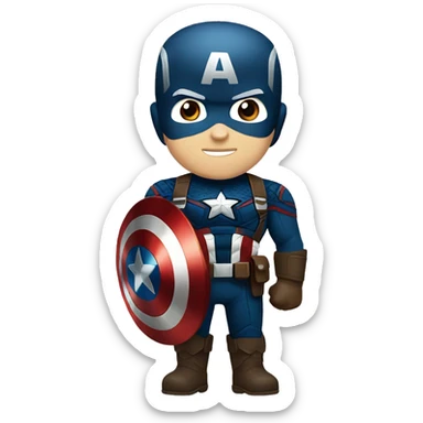 Captain America  sticker