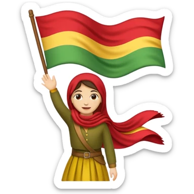 Kurdish bayrak sticker
