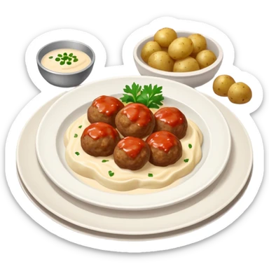 Norsk middagsrett sticker