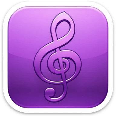 glitter symbol music purple cyberpunk sticker
