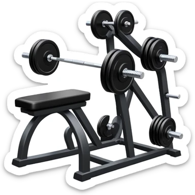 Gym training equipment with one-hour timer, dumbbell and weight plate sticker