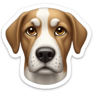 Chien fatigué sticker