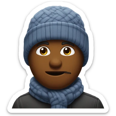 punch on a winter evening sticker