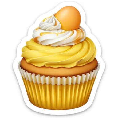 Cupcake With Egg Yolk sticker