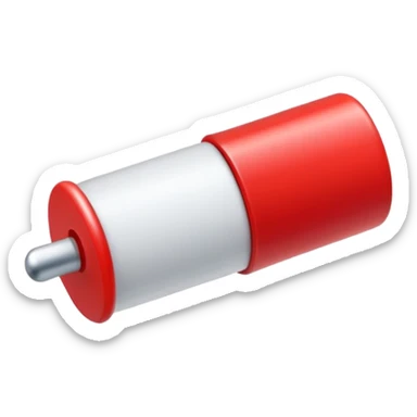 red pushpin sticker