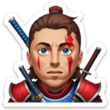 Battle-Ready Samurai sticker
