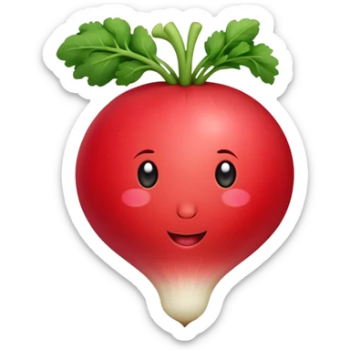 Radish sticker