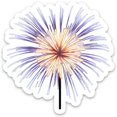 Fireworks sticker