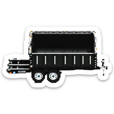 end dump trailer sticker