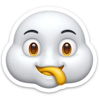 Ortası delik yamuk kare sticker