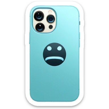 iPhone 13 Pro in light blue colour sticker