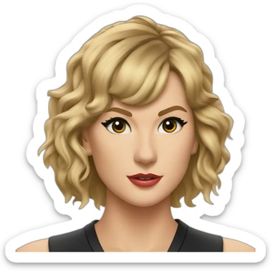 taylor swift cobra kai sticker