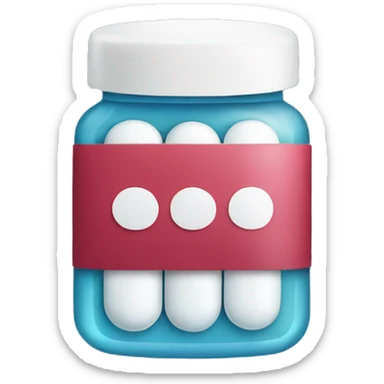 medicine pill sticker
