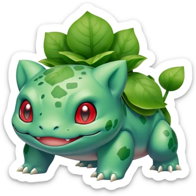 Bulbasaur from Pokemon sticker