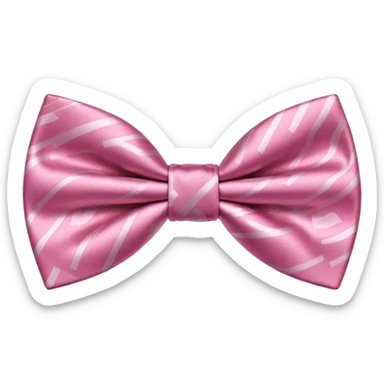 bow tie pink sticker