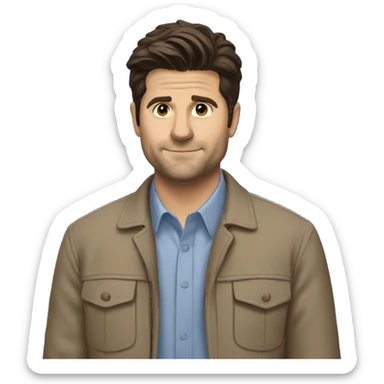 ben wyatt from parks and rec sticker