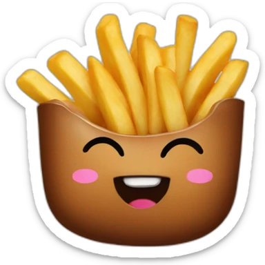 turd frenchfries sticker