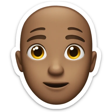 Shy emoji with close eyes  sticker