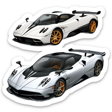 pagani automobili sticker