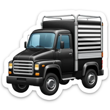 Adidas white stripes black truck sticker