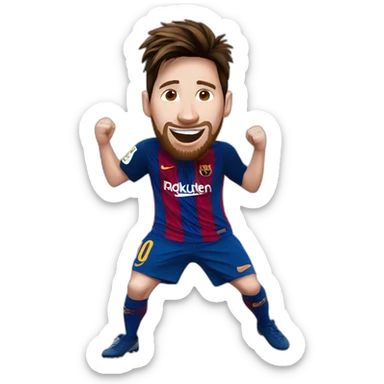 messi dancing sticker