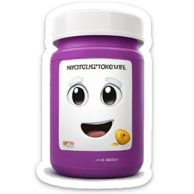 Pre workout powder sticker